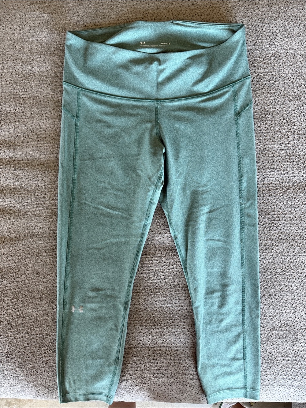 Under Armour Mint Green High-Waist Performance Leggings